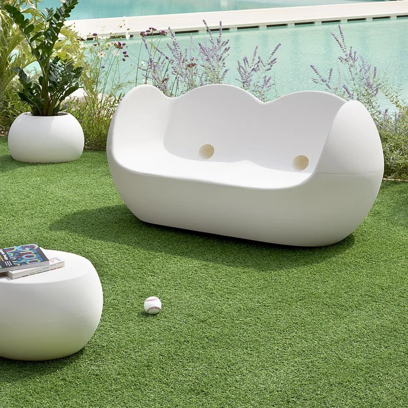 Gartensofa gelb, Gartenbank gelb, Outdoor Sofa gelb