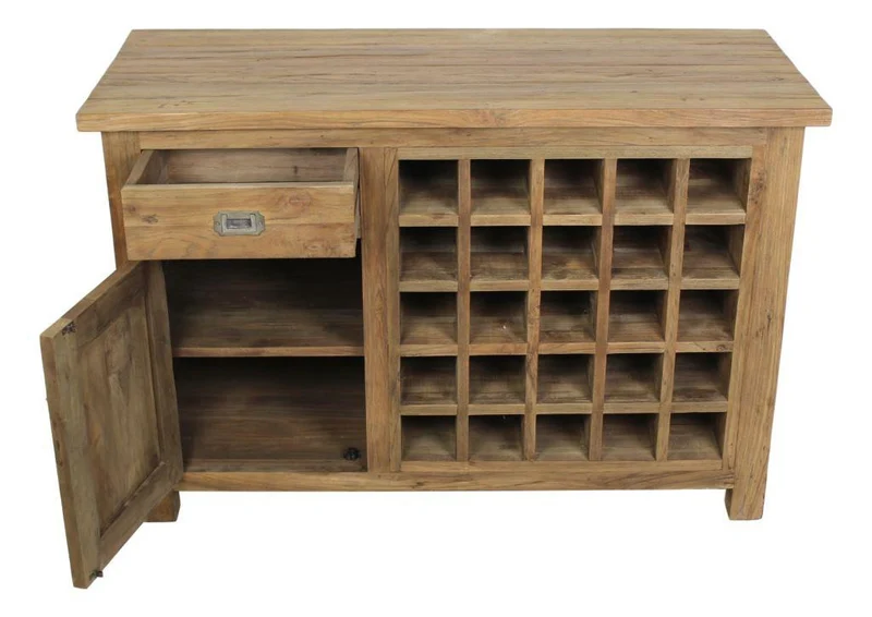 Sideboard Landhaus, Anrichte Landhaus, Weinregal Landhaus, Breite 120 cm (Ausverkauft)