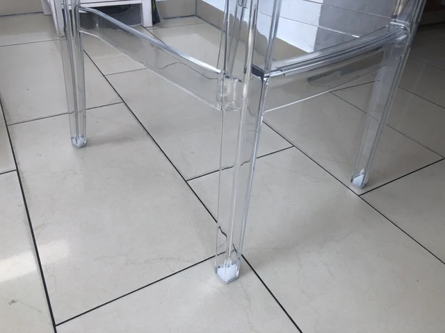 Barstuhl transparent Kunststoff, Barhocker transparent, Sitzhöhe 65 cm