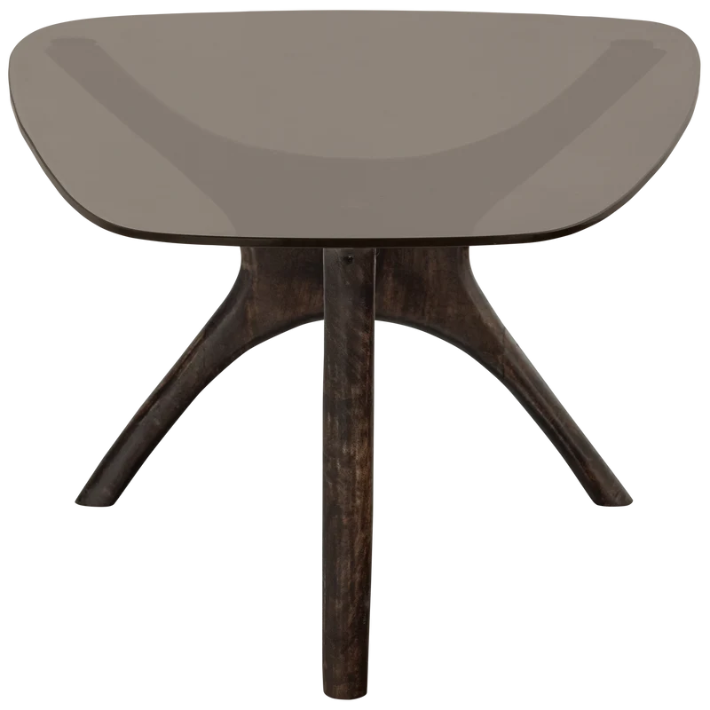Flash couchtisch mangoholz/glas walnuss