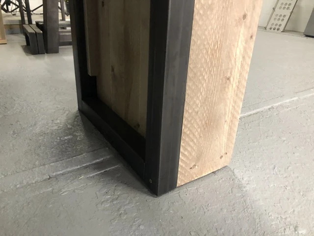 Bartisch Industriedesign, Bartisch Altholz, Breite 140 cm