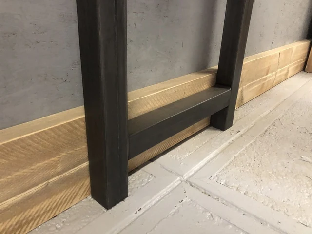 Bartisch Industriedesign, Bartisch Altholz, Breite 140 cm