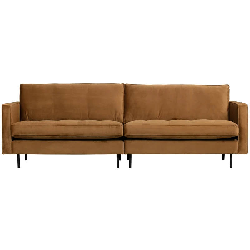 Rodeo classic 3-sitzer sofa velvet honiggelb