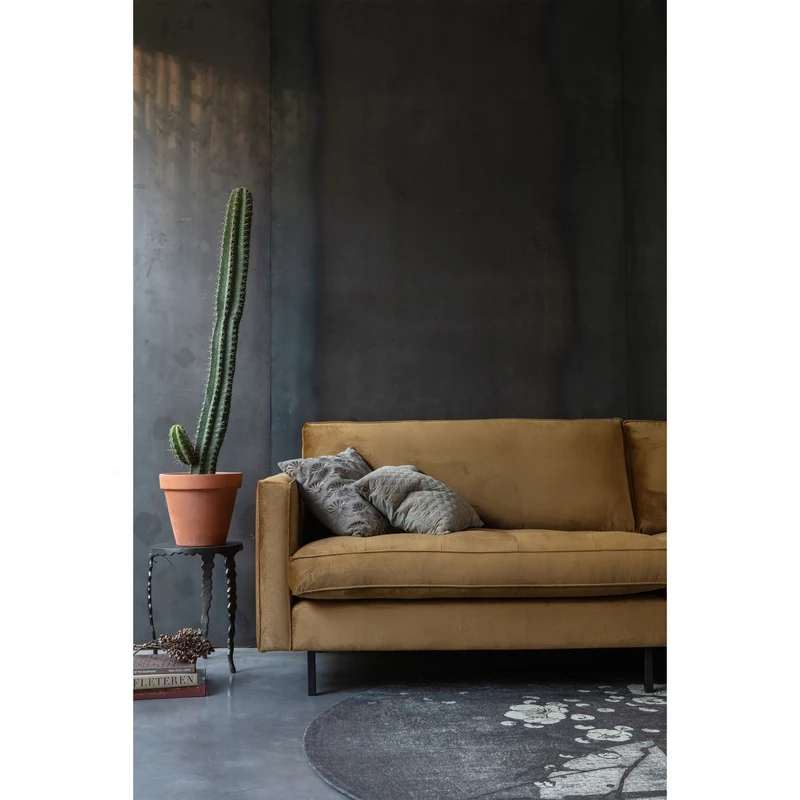 Rodeo classic 3-sitzer sofa velvet honiggelb