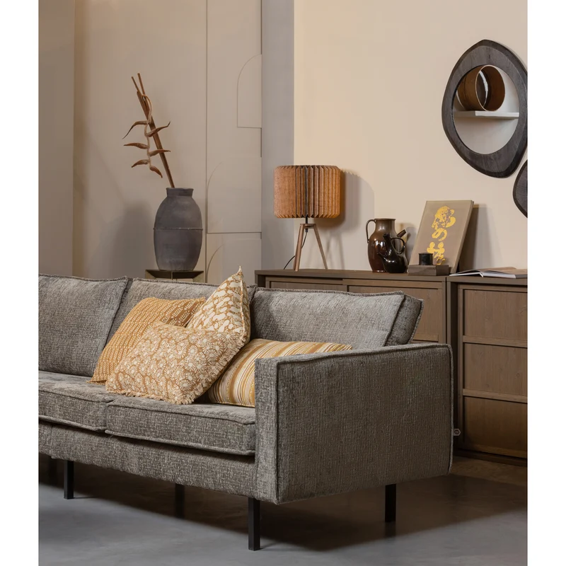 Rodeo sofa 3-sitzer structure velvet frost