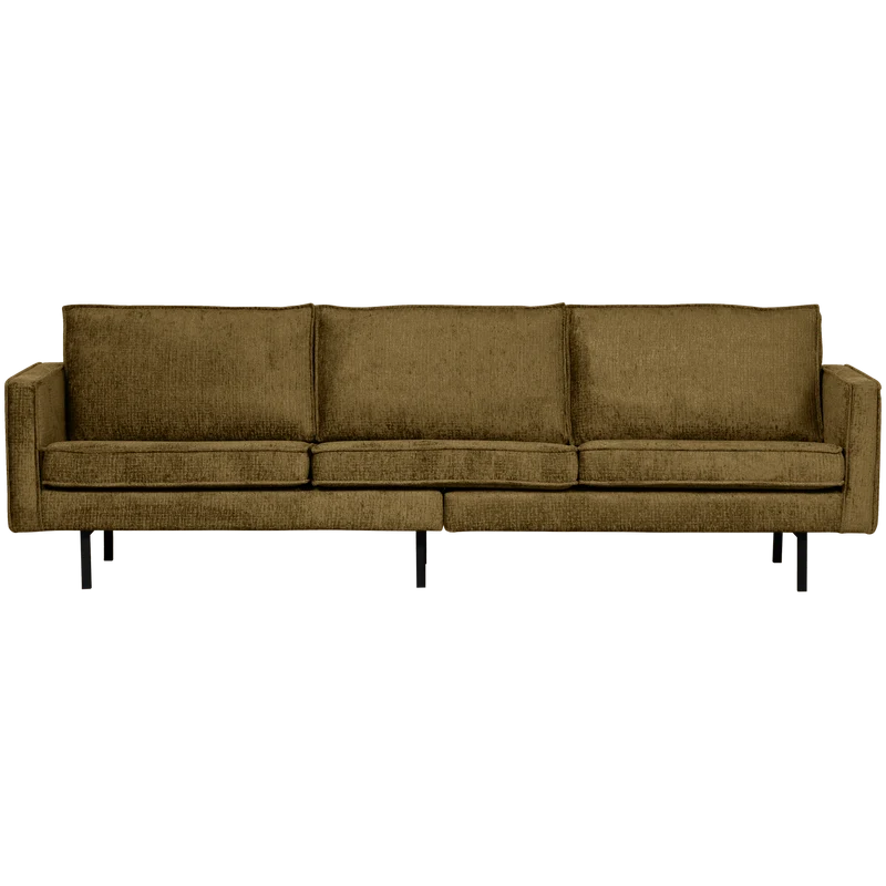 Rodeo sofa 3-sitzer structure velvet brass