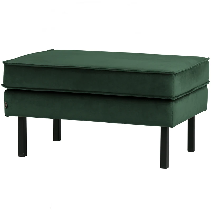 Rodeo fusshocker auf beine velvet waldgrün