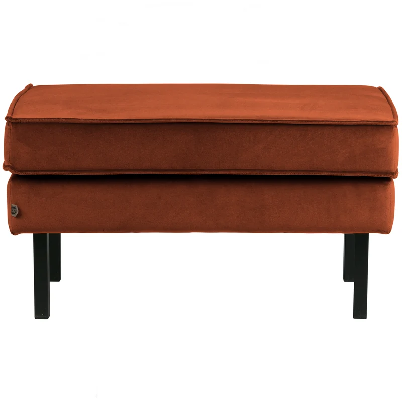 Rodeo fusshocker auf beine velvet rost