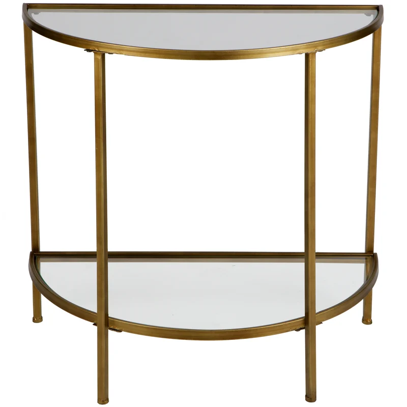 Goddess sidetable antique brass