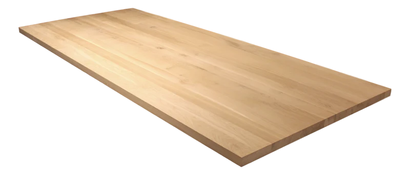 Tischplatte Eiche massiv, massive Holztischplatte, Breite 200 cm