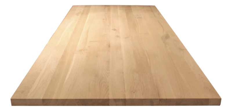 Tischplatte Eiche massiv, massive Holztischplatte, Breite 200 cm