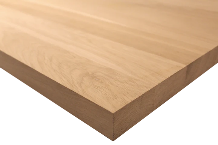 Tischplatte Eiche massiv, massive Holztischplatte, Breite 200 cm