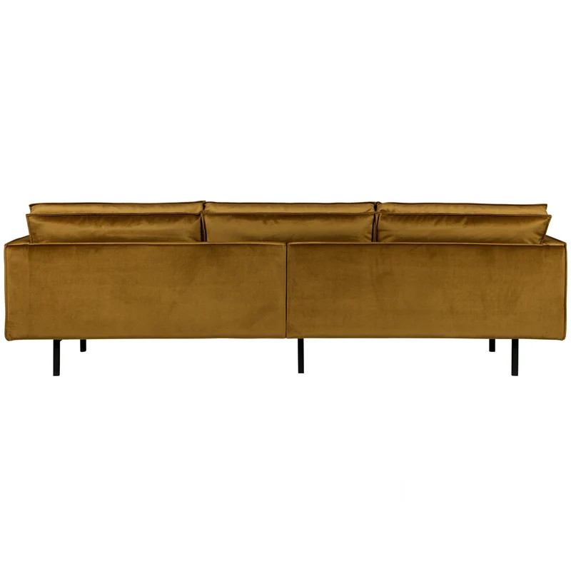 Rodeo sofa 3-sitzer velvet honiggelb