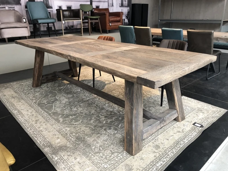 Esstisch Altholz Eiche Landhaus, Tisch Alteiche Landhausstil, Esstisch Alteiche, Länge 280 cm