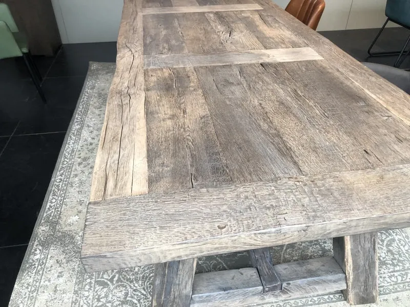 Esstisch Altholz Eiche Landhaus, Tisch Alteiche Landhausstil, Esstisch Alteiche, Länge 280 cm