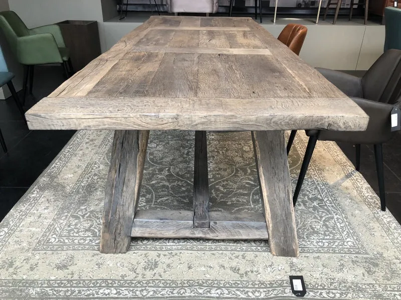 Esstisch Altholz Eiche Landhaus, Tisch Alteiche Landhausstil, Esstisch Alteiche, Länge 280 cm