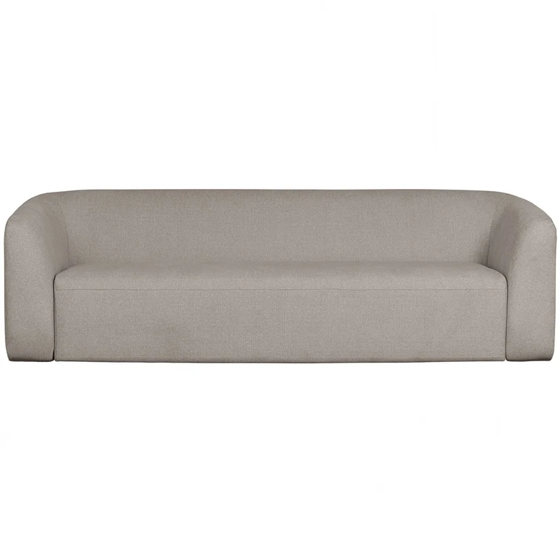 Sloping 3-sitzer sofa off white melange