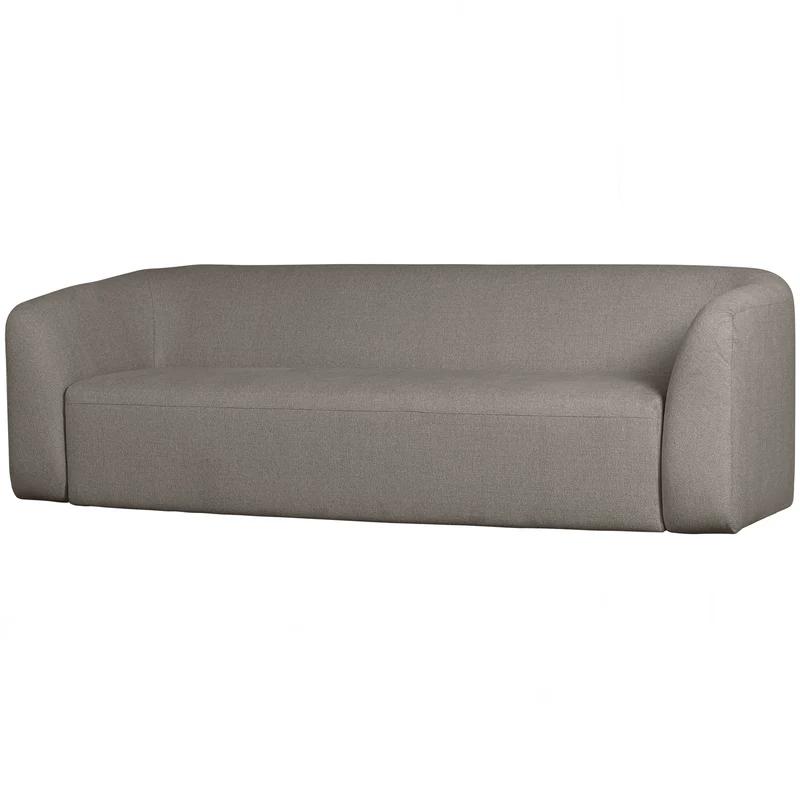 Sloping 3-sitzer sofa grau melange