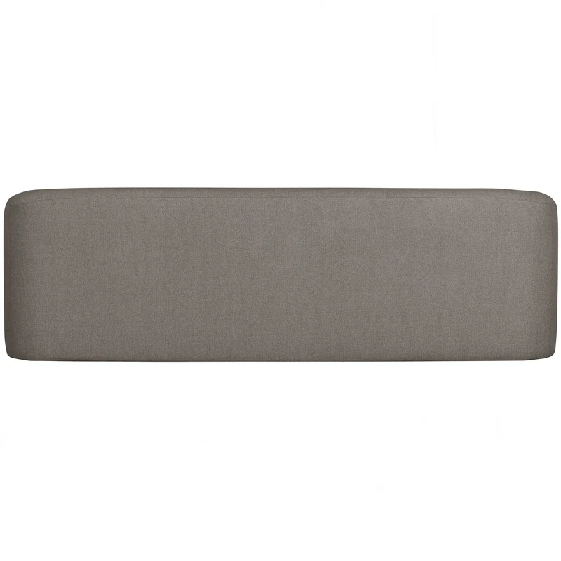 Sloping 3-sitzer sofa grau melange
