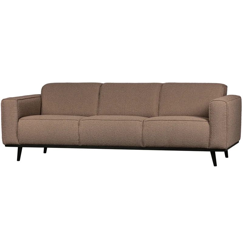 Statement 3-sitzer 230 cm bouclé nougat