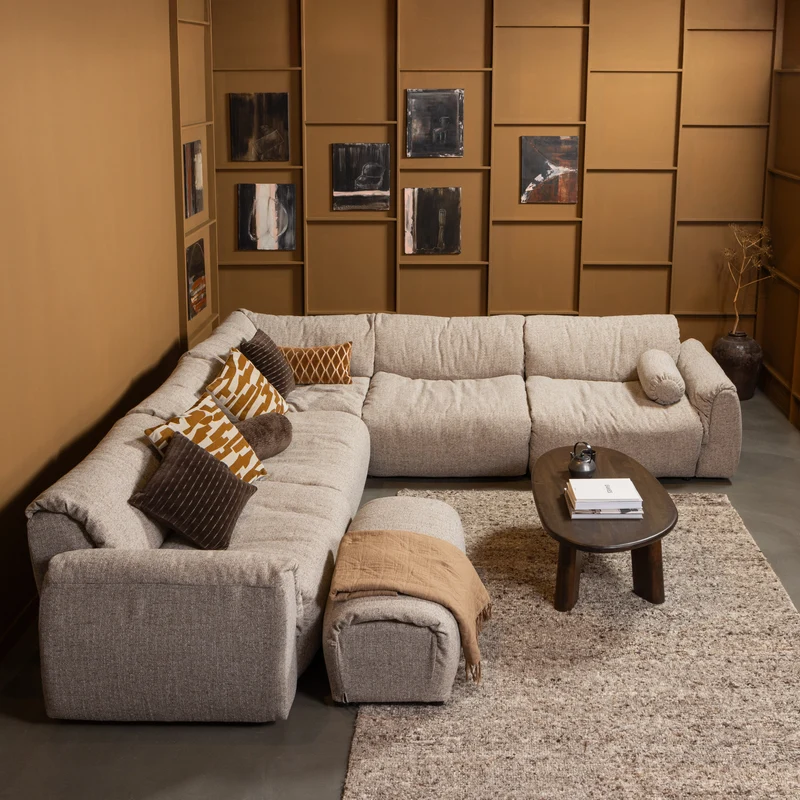 Roundly couchtisch mango holz walnuss