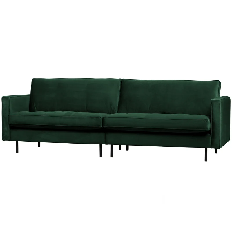 Rodeo classic 3-sitzer sofa velvet waldgrün