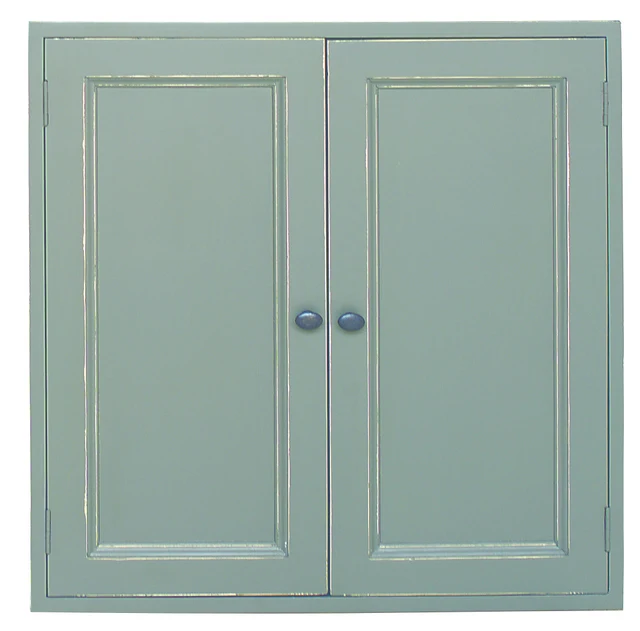 Regal grau Landhaus, Küchenregal weiß, Weinregal Landhausstil weiß, Breite 185 cm