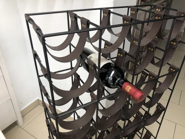 Weinregal Metall Gestell, Höhe 112 cm