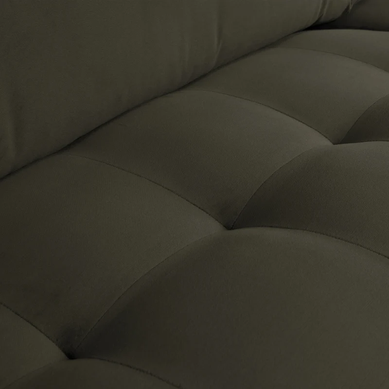 Rodeo classic 3-sitzer sofa velvet dunkelgrün