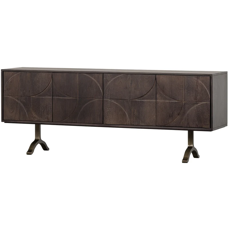 Draw sideboard mangoholz walnuss