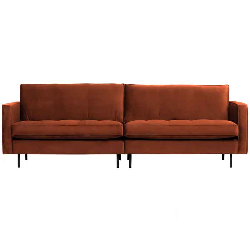 Rodeo classic 3-sitzer sofa velvet rost