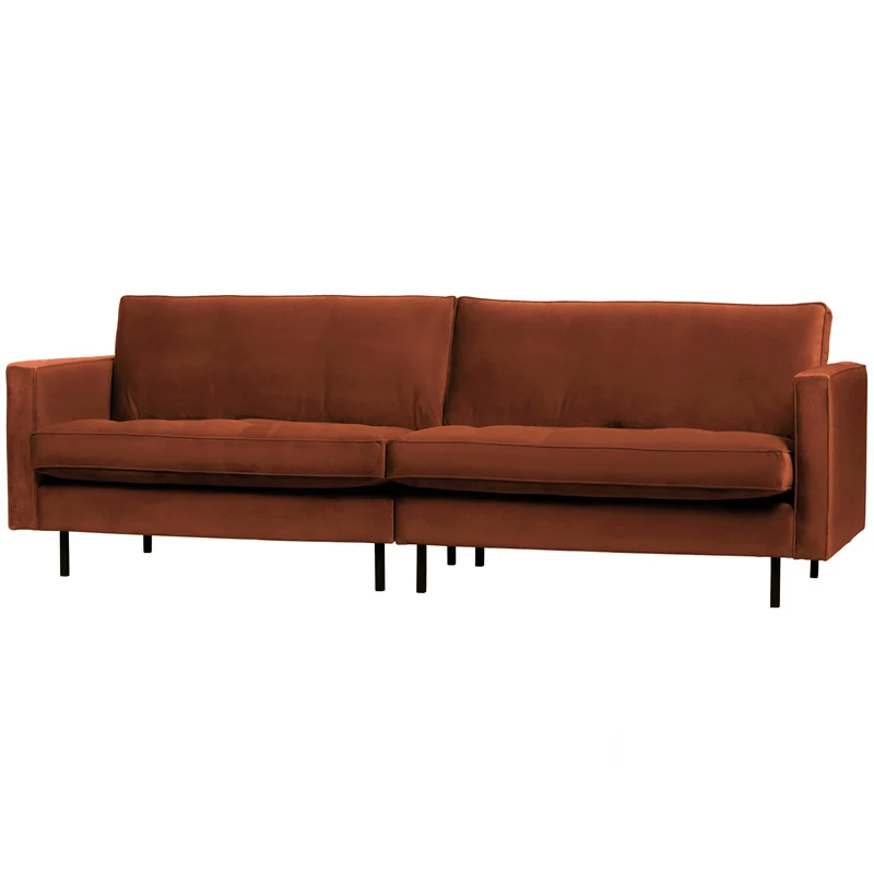 Rodeo classic 3-sitzer sofa velvet rost