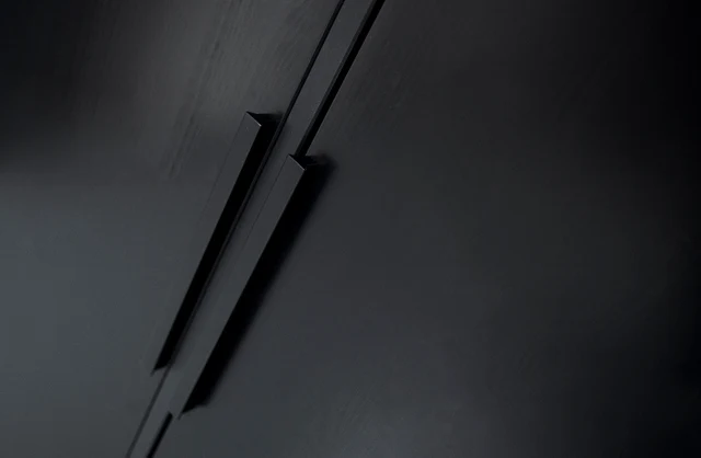 Kleiderschrank schwarz, Schrank schwarz, Breite 100 cm