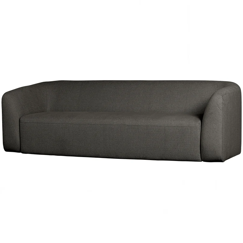 Sloping 3-sitzer sofa grau/schwarz melange