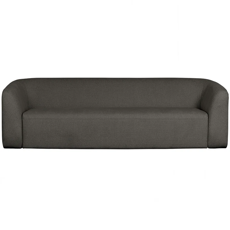 Sloping 3-sitzer sofa grau/schwarz melange