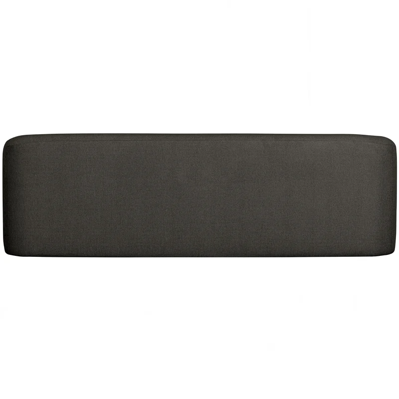 Sloping 3-sitzer sofa grau/schwarz melange