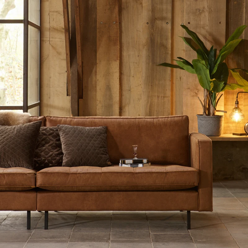 Rodeo classic sofa 3-sitzer ecoleder cognac