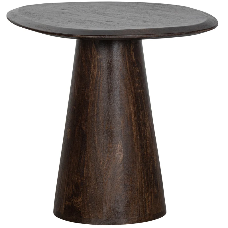 Posture beistelltisch mangoholz walnuss