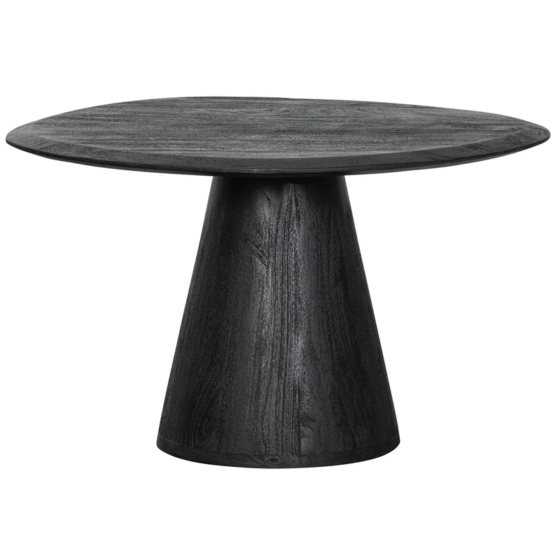 Posture couchtisch mango holz schwarz ø70 cm