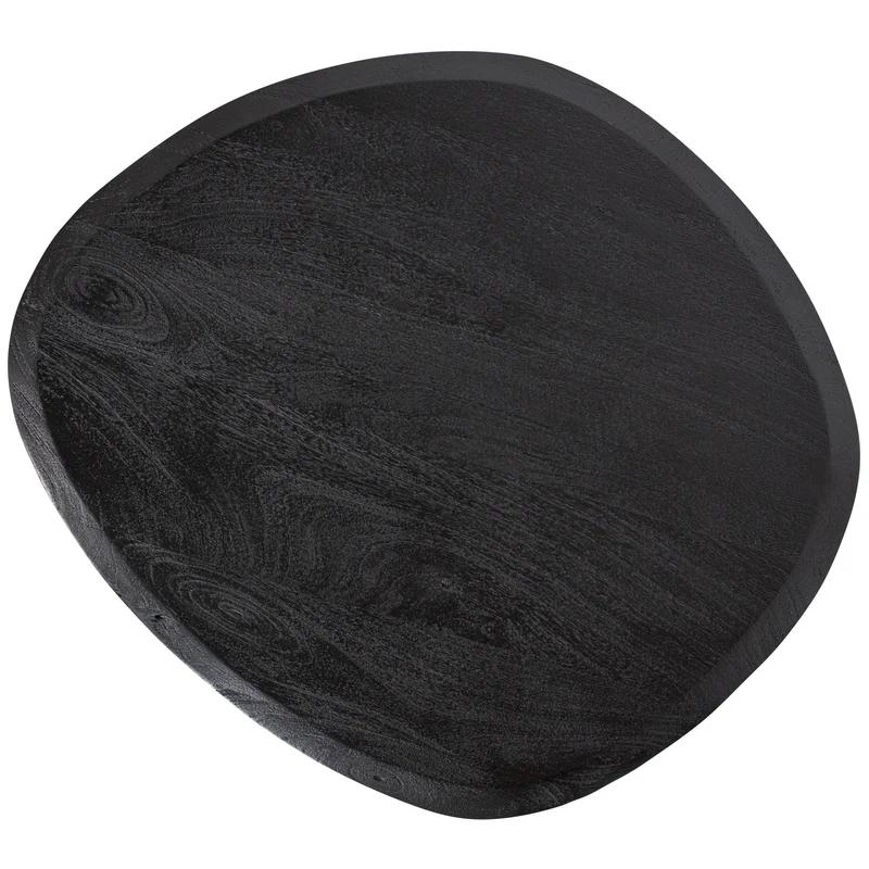 Posture couchtisch mango holz schwarz ø70 cm