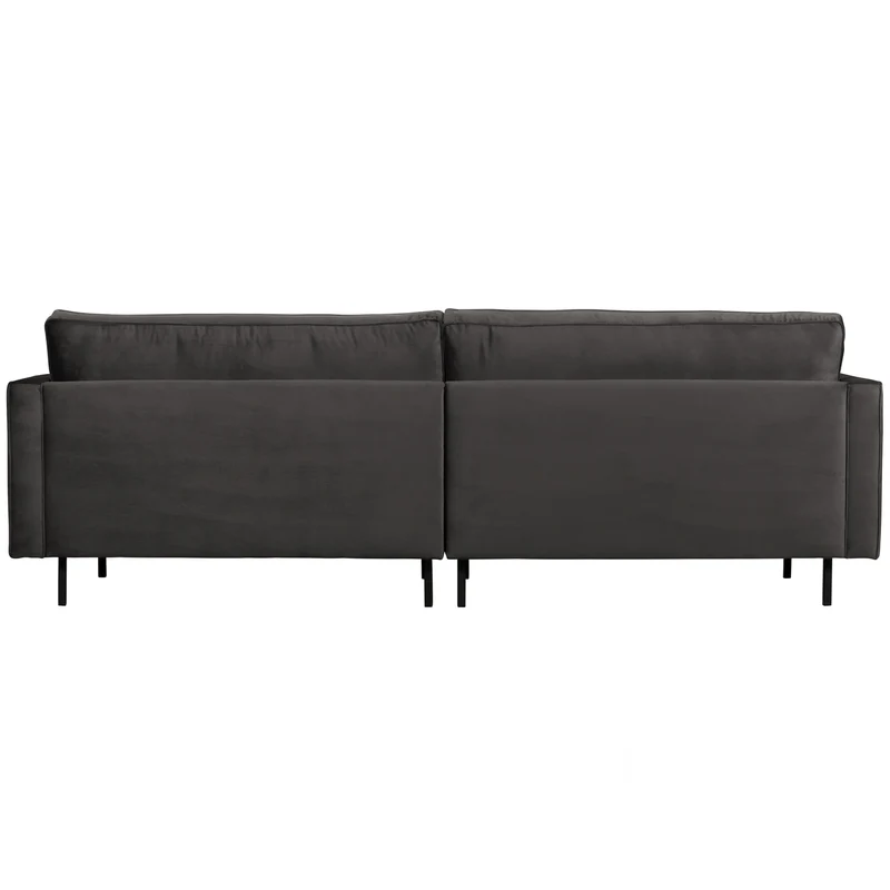 Rodeo classic 3-sitzer sofa velvet anthrazit