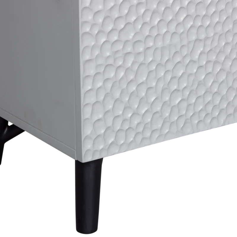 Carved organic bar schrank mist