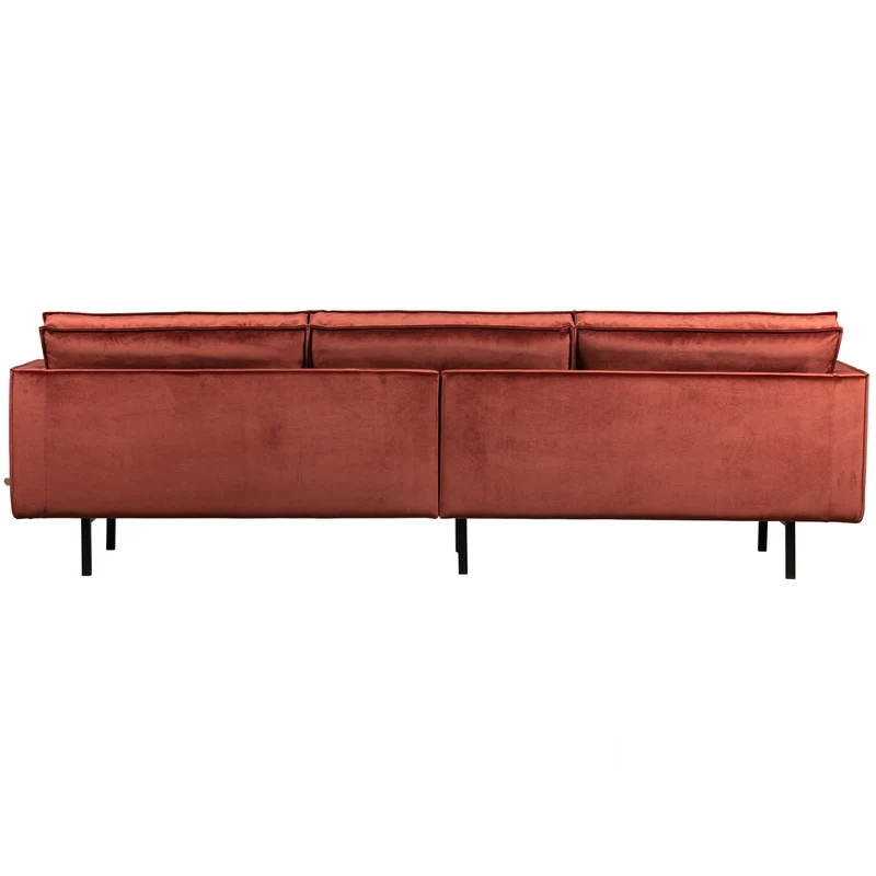Rodeo sofa 3-sitzer velvet kastanie