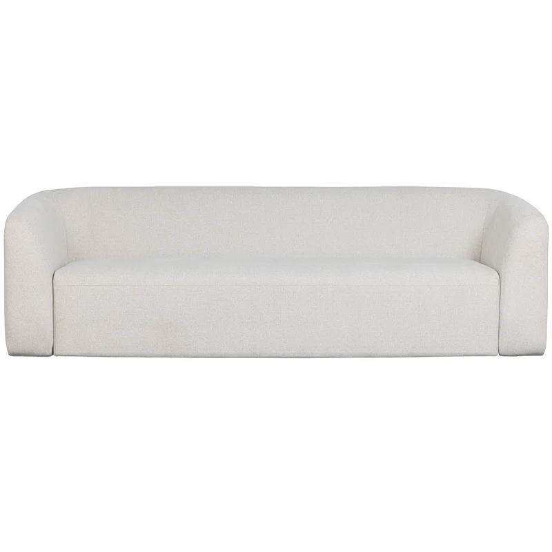 Sloping 3-sitzer sofa pearl melange