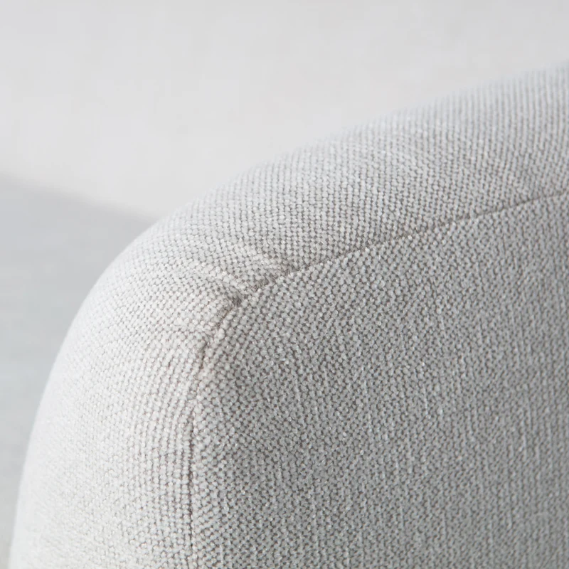Sloping 3-sitzer sofa pearl melange