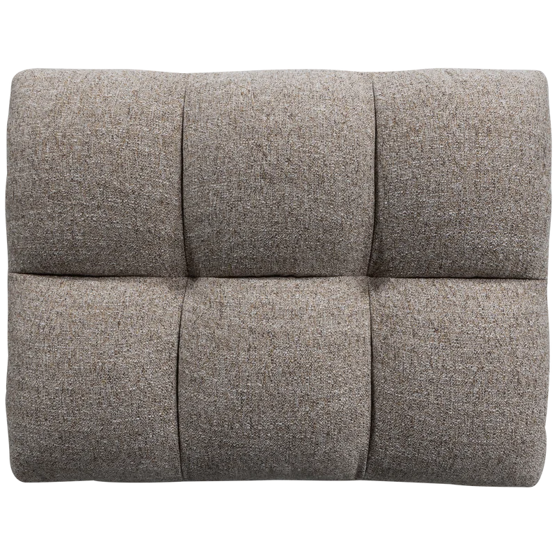 Allure hocker gewebtes braun melange