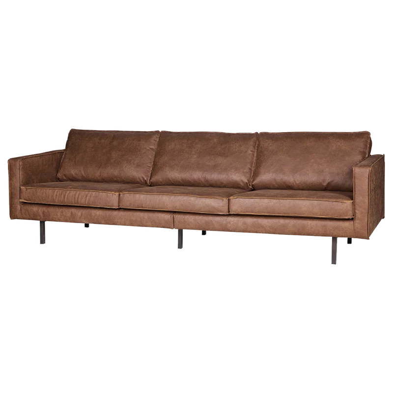 Rodeo 3-sitzer sofa ecoleder cognac
