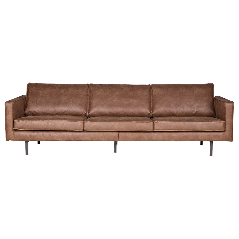 Rodeo 3-sitzer sofa ecoleder cognac