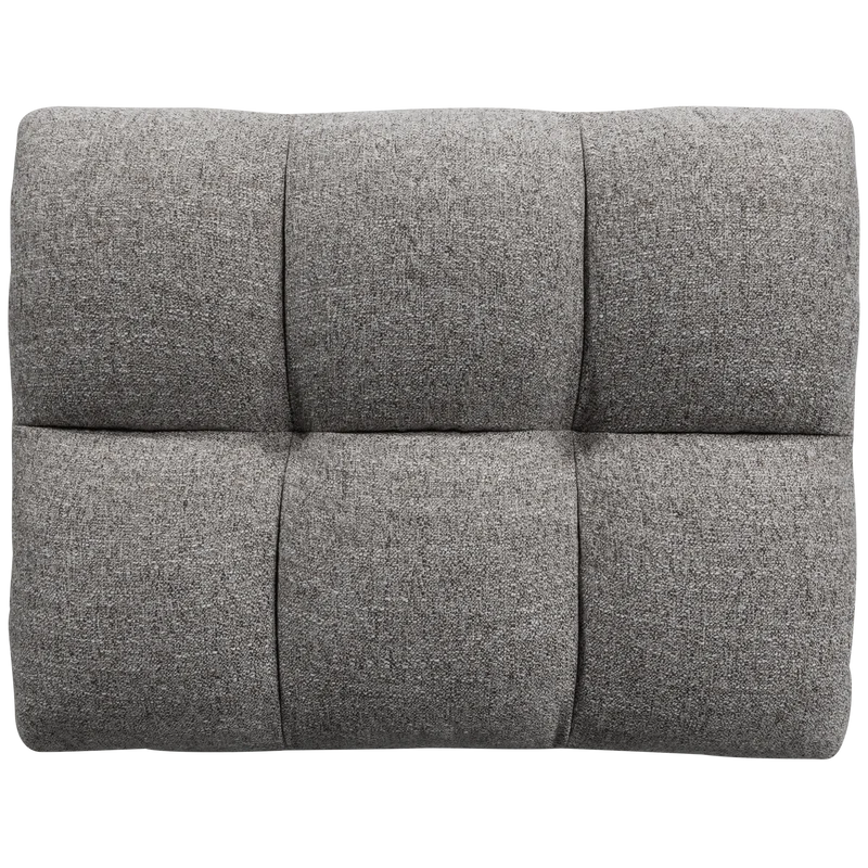 Allure Hocker aus gewebtem Stoff in der Farbe „Lehm-Melange“