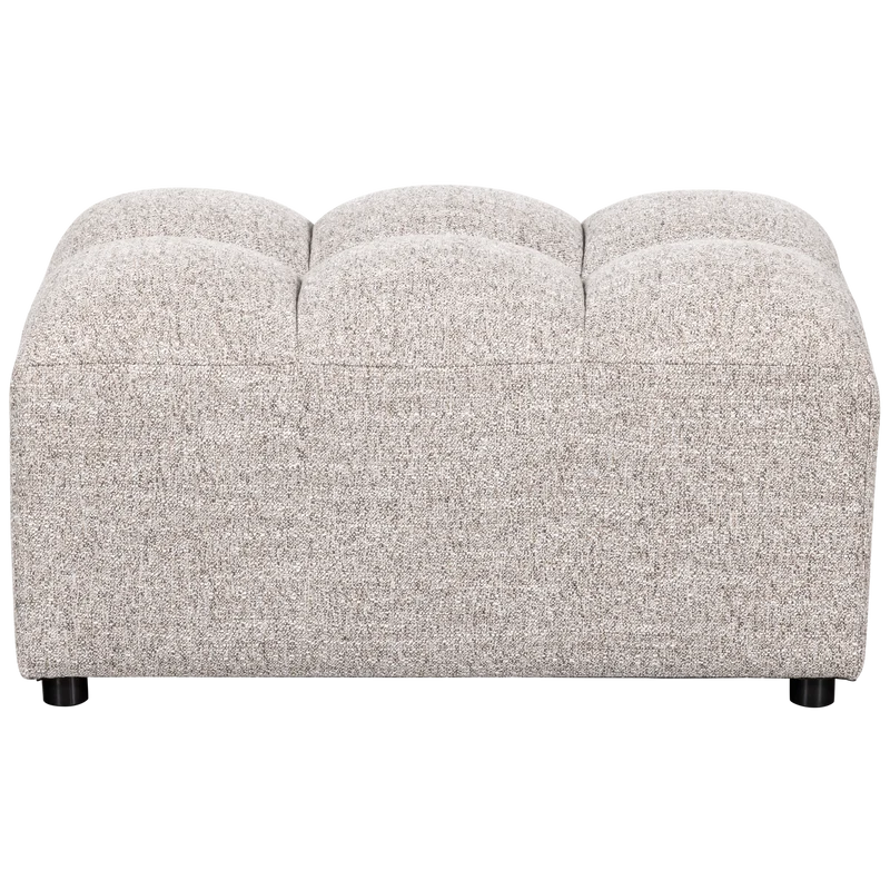 Allure hocker gewebtes natur melange